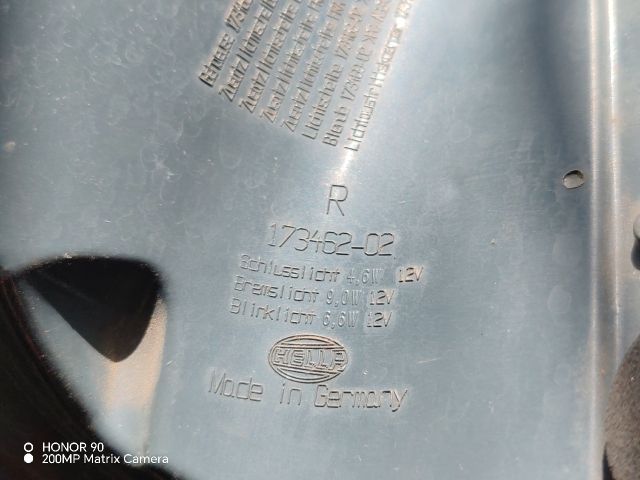 bontott BMW 5 F10 Jobb Külső Hátsó Lámpa