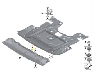 bontott BMW 5 F10 Kartervédő