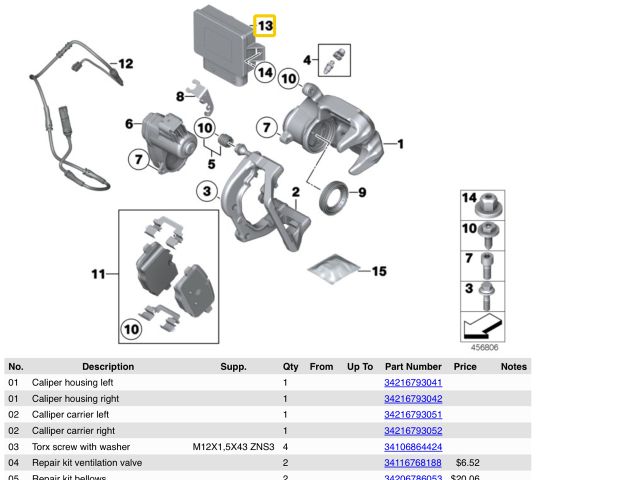 bontott BMW 5 F10 Kézifék Elektronika