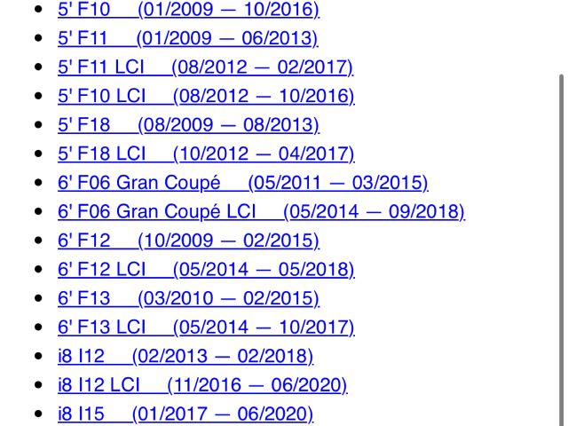 bontott BMW 5 F10 Kézifék Motor
