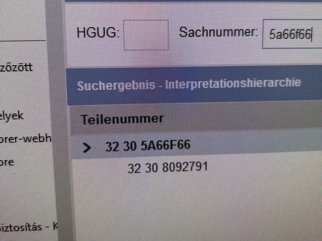 bontott BMW 5 F10 Kormánylégzsák