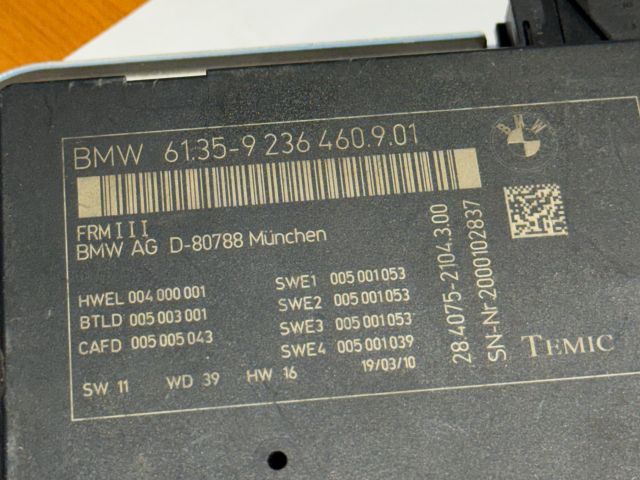 bontott BMW 5 F10 Lámpa Vezérlő