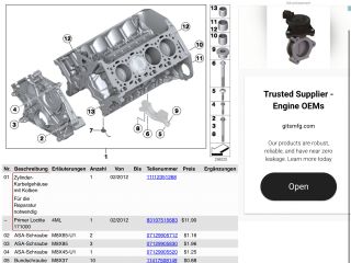 bontott BMW 5 F10 Motorblokk (Fűzött)