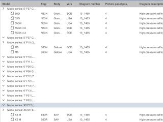 bontott BMW 5 F10 Porlasztó Sor / Híd