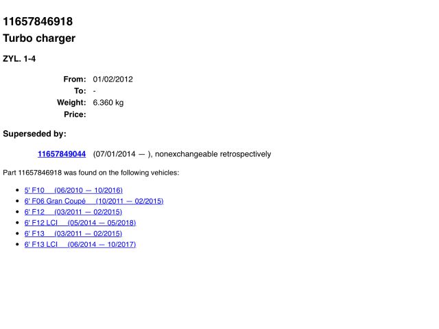 bontott BMW 5 F10 Turbó