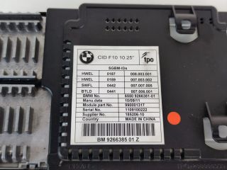 bontott BMW 5 F10 Multifunkciós Kijelző