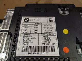 bontott BMW 5 F10 Multifunkciós Kijelző