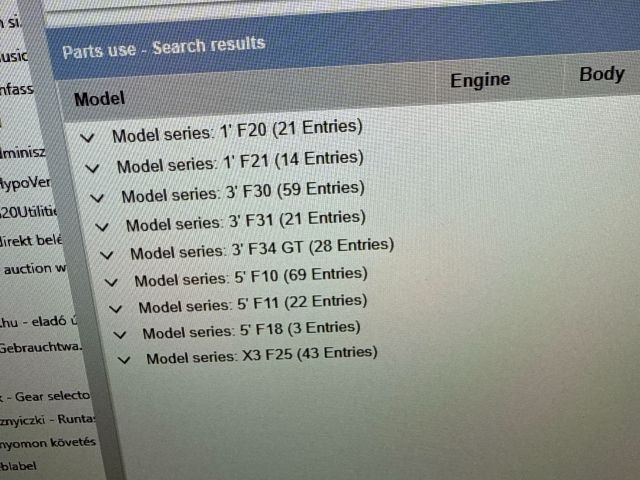 bontott BMW 5 F10 Navigáció Elektronika