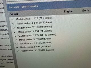 bontott BMW 5 F10 Navigáció Elektronika