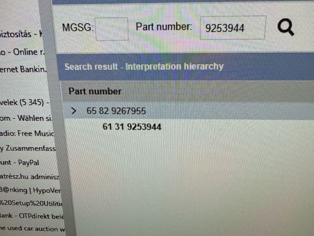 bontott BMW 5 F10 Navigáció Elektronika