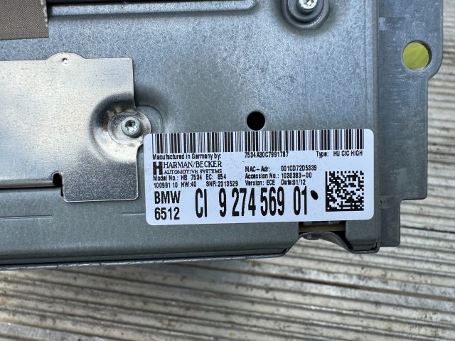 bontott BMW 5 F10 Navigációs Fejegység