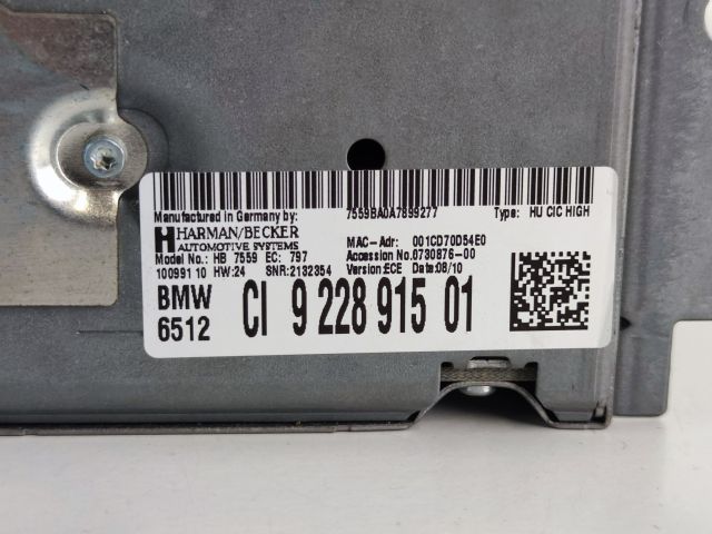 bontott BMW 5 F10 Navigációs Fejegység