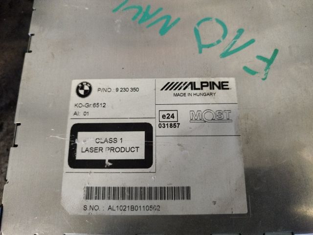 bontott BMW 5 F10 Navigációs Fejegység