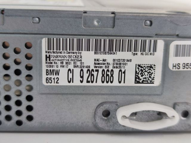 bontott BMW 5 F10 Navigációs Fejegység