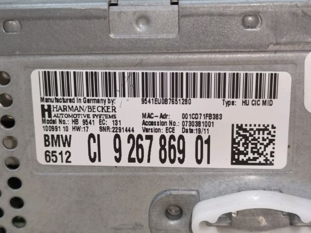 bontott BMW 5 F10 Rádió / CD