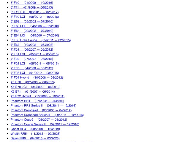 bontott BMW 5 F10 Relé