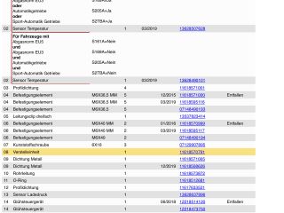 bontott BMW 5 F10 Szívósor Elektronika