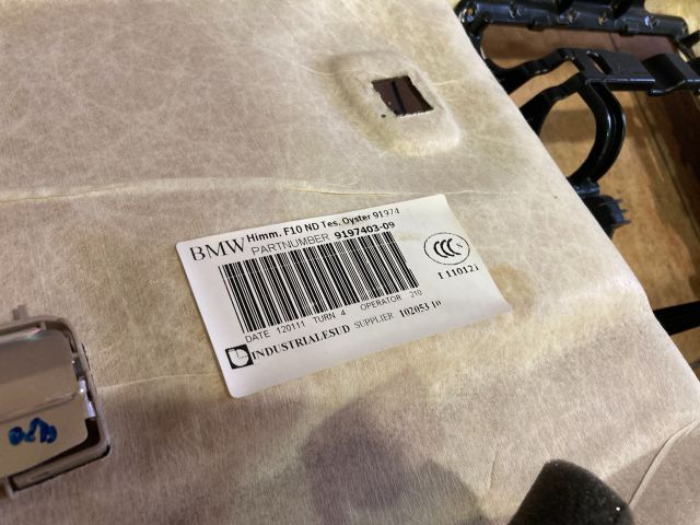 bontott BMW 5 F10 Tetőkárpit