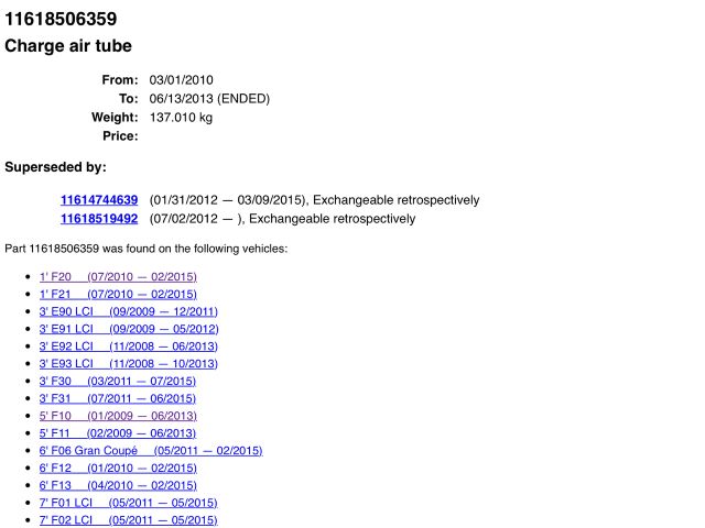 bontott BMW 5 F10 Töltőnyomás Érzékelő