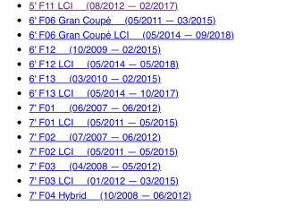 bontott BMW 5 F11 Vízcső