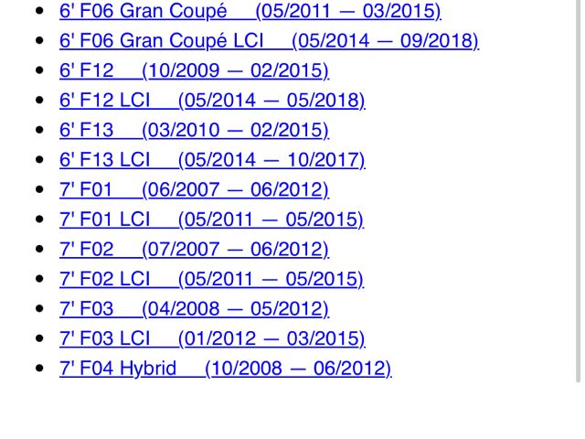 bontott BMW 5 F11 Vízcső