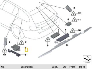 bontott BMW 5 F11 Antenna Erősítő