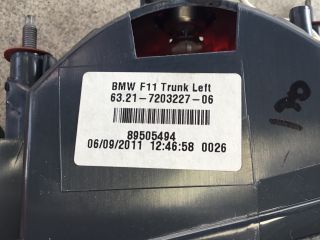 bontott BMW 5 F11 Bal Hátsó Lámpa