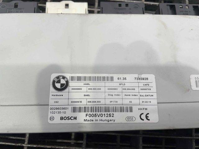 bontott BMW 5 F11 Elektronika (Magában)