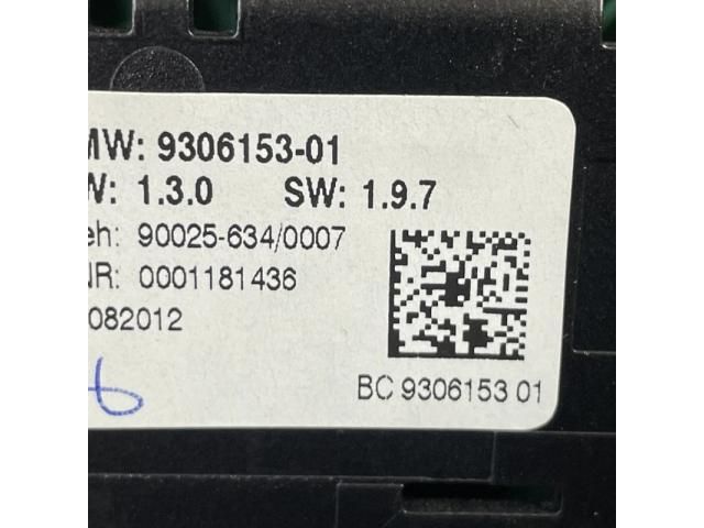 bontott BMW 5 F11 Fűtéskapcsoló (digit klímás)