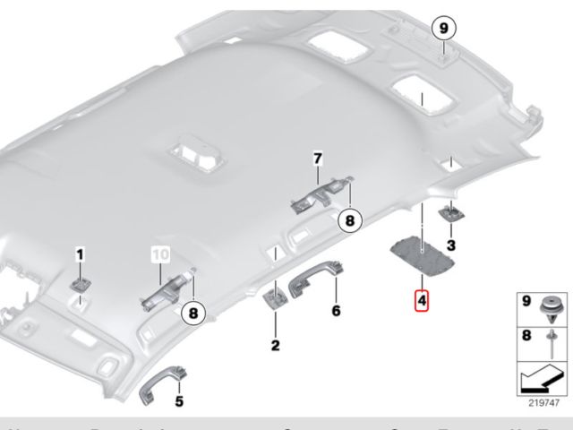 bontott BMW 5 F11 Hátsó Hangszóró Burkolat