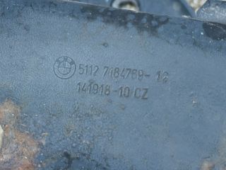 bontott BMW 5 F11 Hátsó Lökhárító Merevítő (Fém)