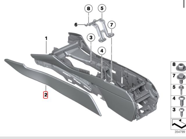 bontott BMW 5 F11 Jobb Kardánbox Burkolat