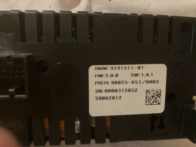 bontott BMW 5 F11 Klíma Kapcsoló