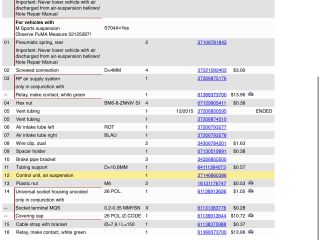 bontott BMW 5 F11 Légrugó Vezérlő