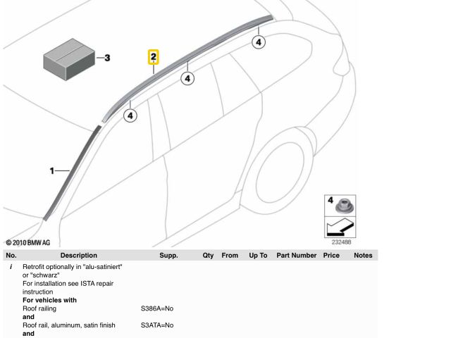 bontott BMW 5 F11 Tetősín Pár