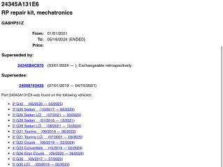 bontott BMW 5 G30 Automata Váltó Elektronika