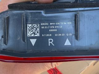 bontott BMW 5 G30 Bal Belső Hátsó Lámpa