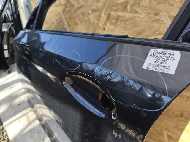 bontott BMW 5 G30 Bal első Ajtó (Üres lemez)