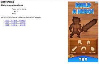 bontott BMW 5 G30 Bal első Lökhárító Vakborítás