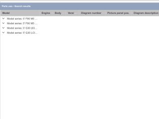 bontott BMW 5 G30 Bal hátsó Biztonsági Öv
