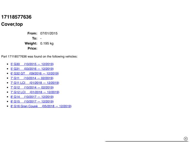 bontott BMW 5 G30 Felső Hűtő Légterelő