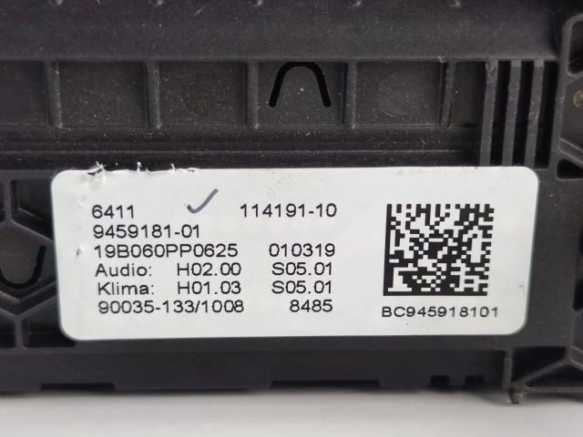 bontott BMW 5 G30 Fűtéskapcsoló (digit klímás)