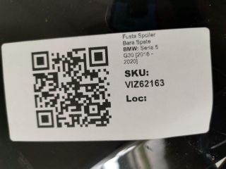 bontott BMW 5 G30 Hátsó Lökhárító Alsó (Műanyag)