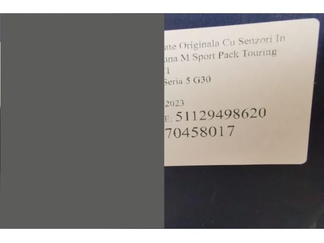 bontott BMW 5 G30 Hátsó Lökhárító (Részeivel)