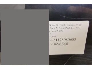 bontott BMW 5 G30 Hátsó Lökhárító (Részeivel)