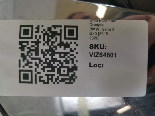 bontott BMW 5 G30 Hűtőrács