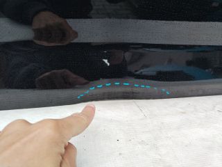 bontott BMW 5 G30 Jobb első Ajtó (Üres lemez)