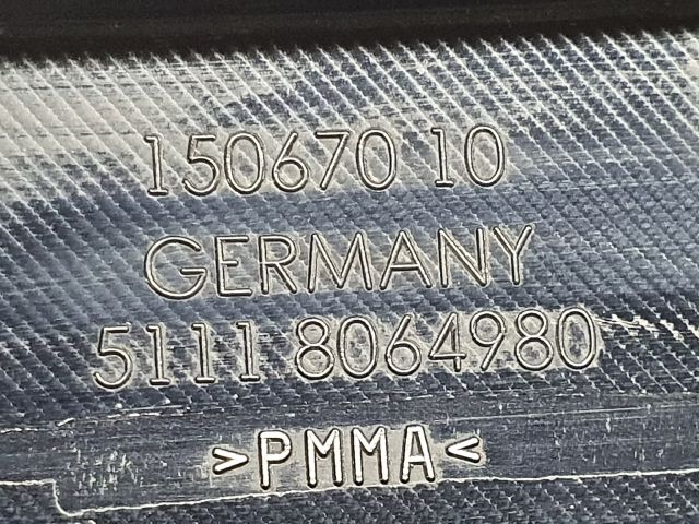 bontott BMW 5 G30 Jobb első Lökhárító Díszléc