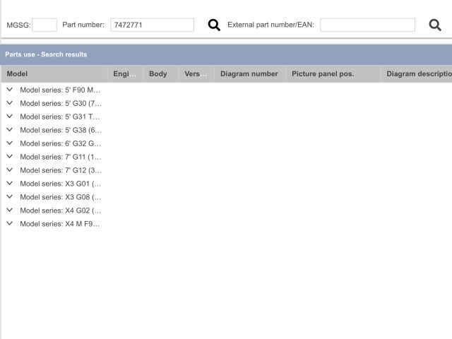 bontott BMW 5 G30 LED Trafó