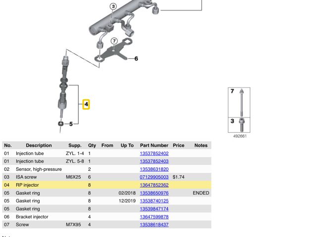 bontott BMW 5 G30 Porlasztó Sor / Híd